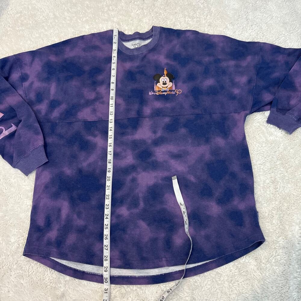 Disney Spirit Jersey Mickey Friends 50th Purple Tie Dye L Vacation Collectible - Picture 5 of 6